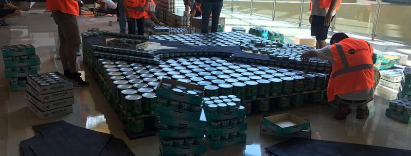 St. Mary's Food Bank CANstruction