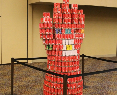 Iron Man's Gauntlet made from Cans