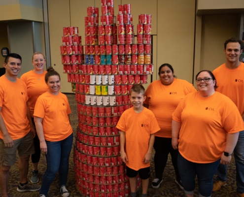 CVL Team and Their CANstruction for 2019